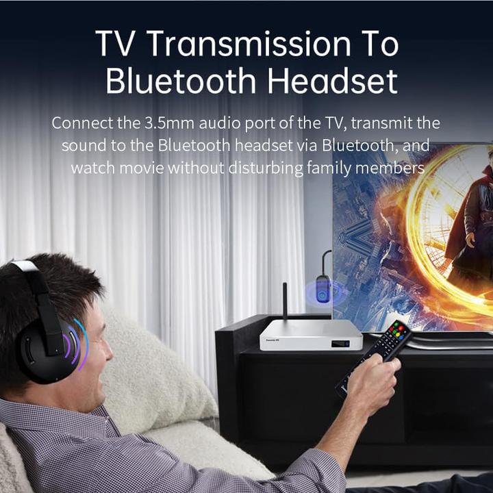Produktbild Novidarte Premium Flugzeug Bluetooth 5.3 Adapter (Sender & Empfänger)