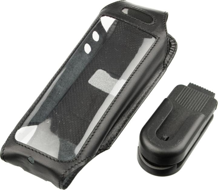 Actual product image Soryt Leather case Mitel / Aastra 610d/612d, swivel clip