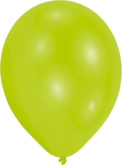 Produktbild Amscan 25 Latexballons Standard Lime Green 27,5 cm / 11' (6 x)