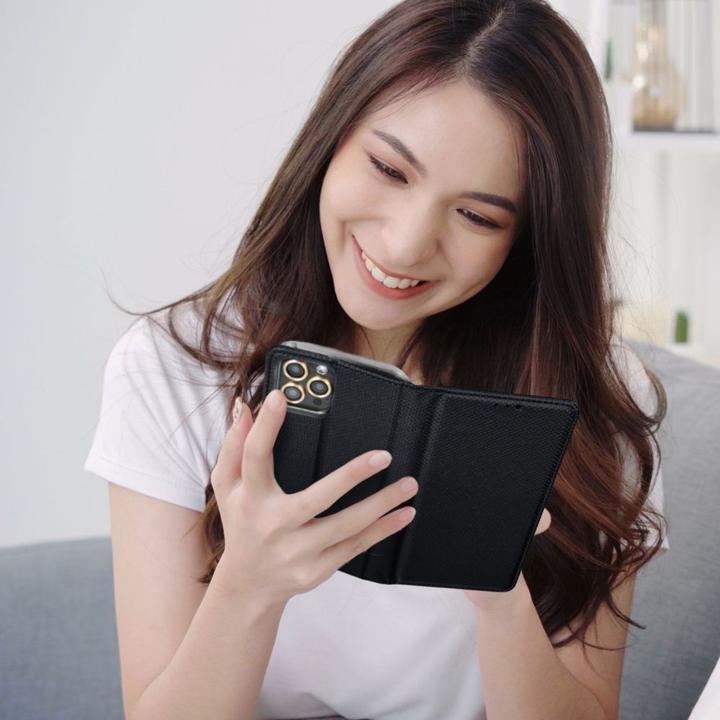 Actual product image OEM Back panel cover SMART CASE Book for SAMSUNG Xcover 6 Pro black (Samsung Galaxy XCover 6 Pro)
