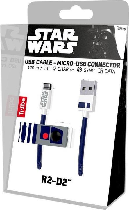 Tribe Line - Microusb Cables - 1,2 M (4ft.) - R2-D2 (1.20 m, USB 2.0)