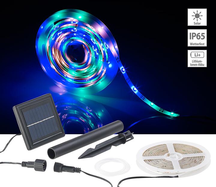 Produktbild Lunartec Solar (Pink, Grün, Blau, 300 cm, Outdoor)