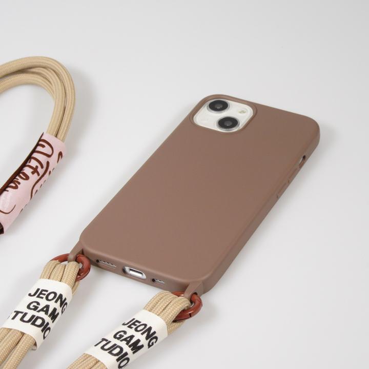 Immagine prodotto PhoneLook Manica Silicone Moda Jeong Gam Studio Ridere spesso con collo Cordone (Apple iPhone 14)