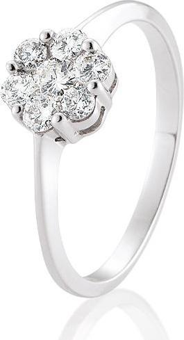 Breuning Verlobungsring Flower (51, 585/14 K Gold)