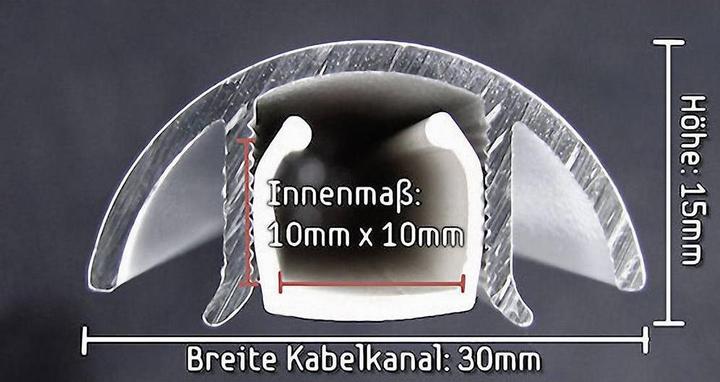 Image du produit Alunovo Goulotte de câblage Mini Design (Conduit, 80 cm)