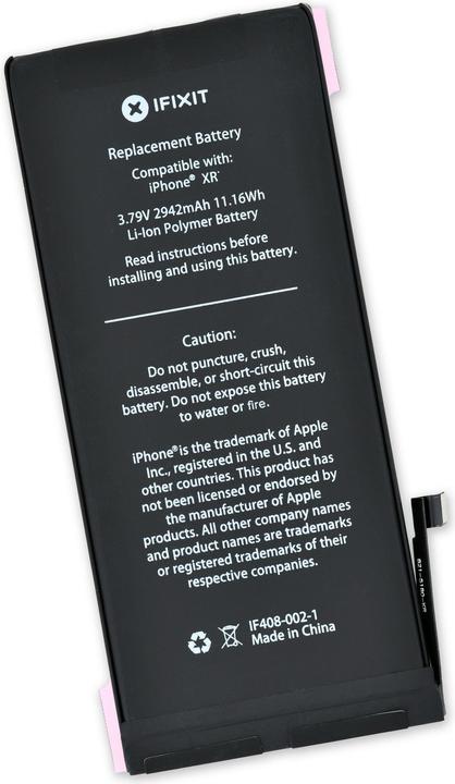 Actual product image iFixit EU408002-2 Mobile Phone Spare Part Battery Multi-colour