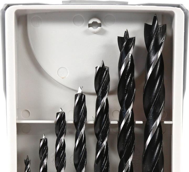 Produktbild Bosch Professional Zubehör PRO Wood Holzspiralbohrer-Set. 7-tlg. (4 mm, 3 mm, 5 mm, 6 mm, 7 mm, 8 mm, 10 mm)