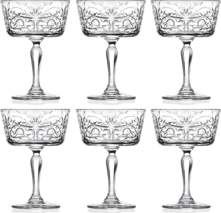 Produktbild Rcr Tattoo Goblet Champagne (27 cl, 6 Gläser, Sektgläser)