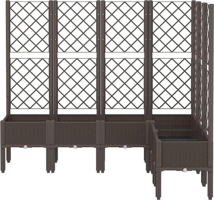 Actual product image VidaXL Planter with trellis PP