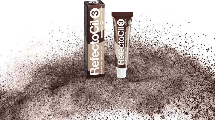 Actual product image Refectocil Natural Brown Eyelash & Eyebrow Tint + Oxidant 3%
