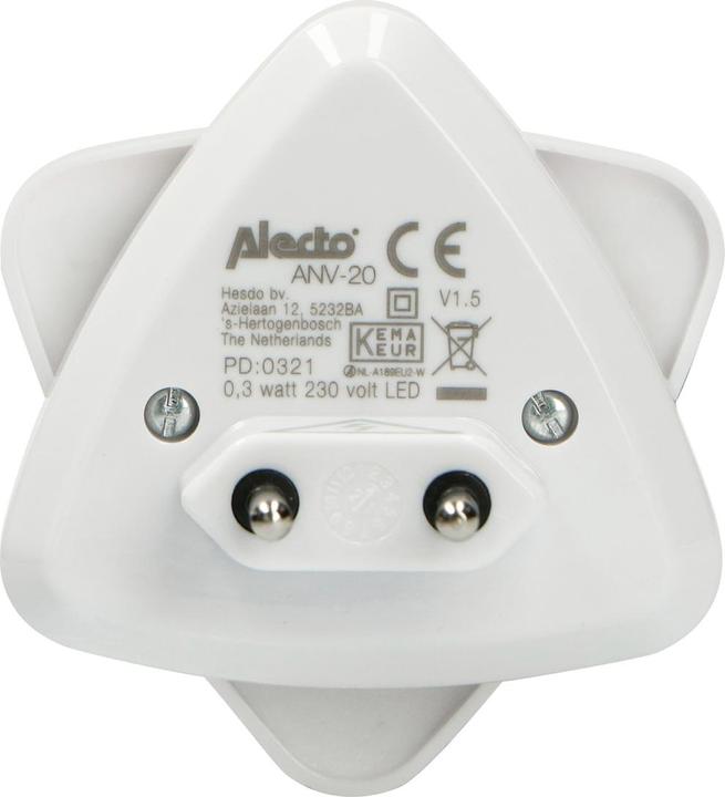 Actual product image Alecto Night light with twilight switch