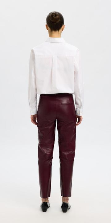 Produktbild Selected Femme Tapered Lederhose (42)