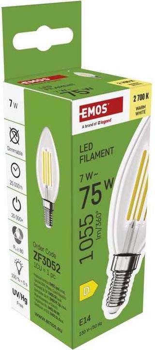 Produktbild Emos LED Lampe (E14, 7 W, 1055 lm, 1 x, D)
