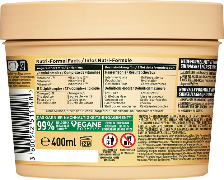 Immagine prodotto Garnier Fructis Hairfood (400 ml)