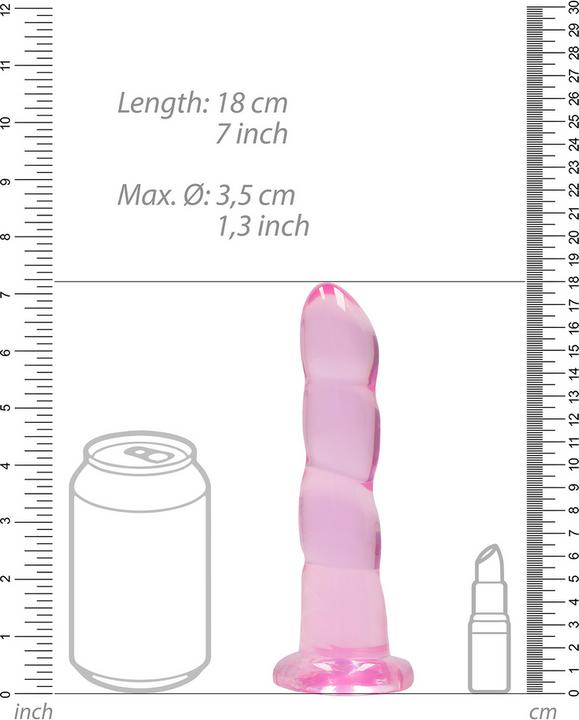 Produktbild RealRock Non Realistic Dildo With Suction Cup 7" / 17cm