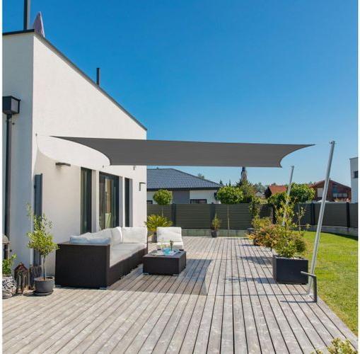 Produktbild Windhager Sonnensegel Cannes, 200 x 300 cm, Rechteck, Anthrazit (200 x 300 cm)