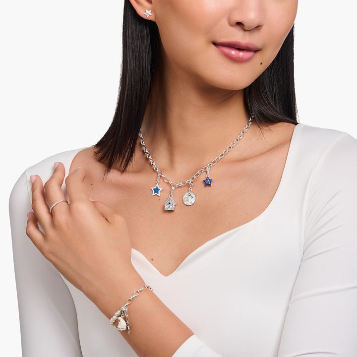 Immagine prodotto Thomas Sabo Ciondolo con charm (Annerito, Smalto a freddo, Argento 925)