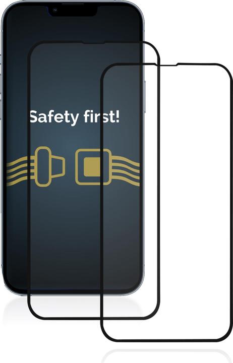 Image du produit Savvies Protection d'écran intégrale Verre de protection blindé (2 pièce(s), Apple iPhone 13 Pro Max)