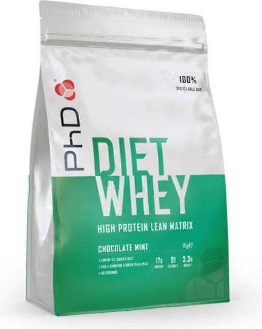 Actual product image PhD Nutrition Protéine Diet Whey 1kg (Mint, 1 pcs., 1000 g)