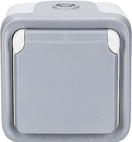 Produktbild Legrand FR Steckdose 1-fach grau 069730