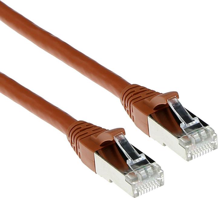 Produktbild FB2215 15m Cat6a SF/UTP (S-FTP) Braun Netzwerkkabel (S/FTP, CAT6a, 15 m)