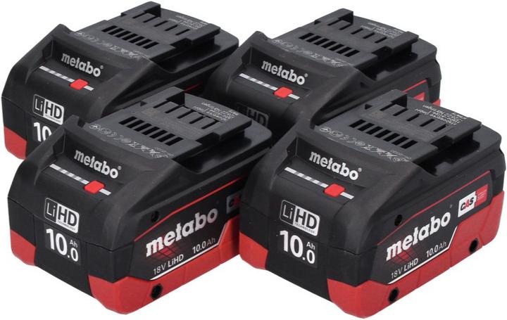 Produktbild Metabo LiHD Akkupack Set 4x 18 V 10,0 Ah CAS System ( 4x 625549000 ) (18 V)