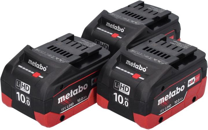 Produktbild Metabo LiHD Akkupack Set 3x 18 V 10,0 Ah CAS System ( 3x 625549000 ) (18 V)