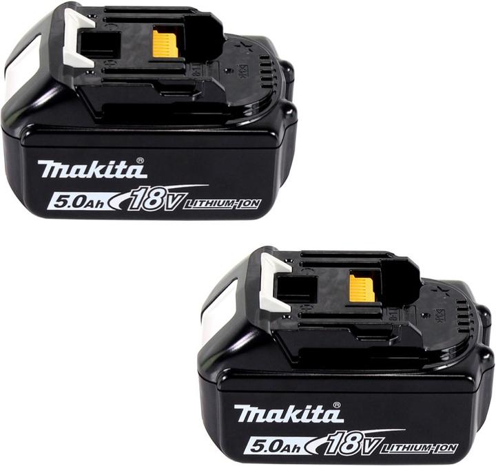 Actual product image Makita DLM 382 T2 battery lawn mower 36 V ( 2x 18 V ) 38 cm 40 l + 2x battery 5.0 Ah - without charger (Rechargeable battery operated)
