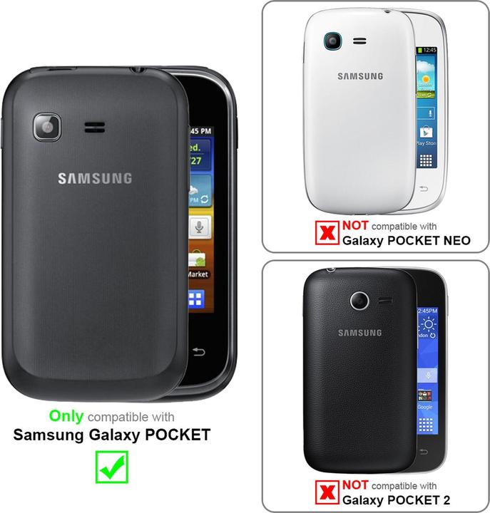 Produktbild Cadorabo TPU S-Line Cover (Samsung Galaxy Pocket)