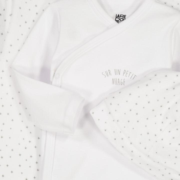 Actual product image La Redoute Collections 3-piece set for newborns (68)