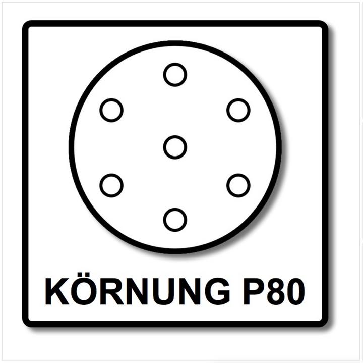 Actual product image Festool Grinding wheel STF D150/48 P80 RU2/50 (P80)