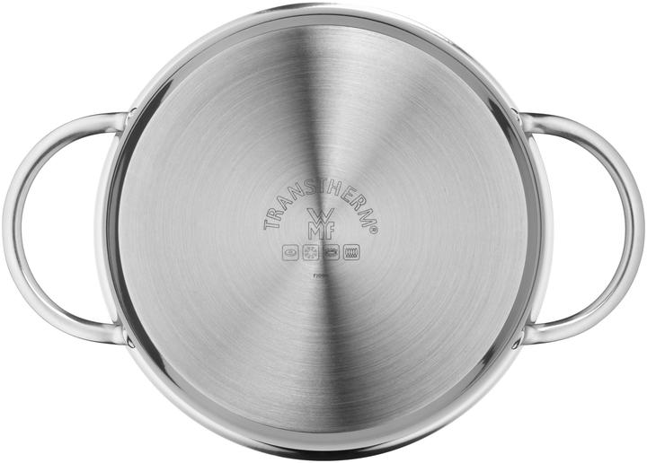 Produktbild WMF Kochtopf Bratentopf Induktion 16cm klein Metalldeckel 1,5l Mini Edelstahl (16.16 cm, Kochtopf, Bräter + Schmortopf, Edelstahl)