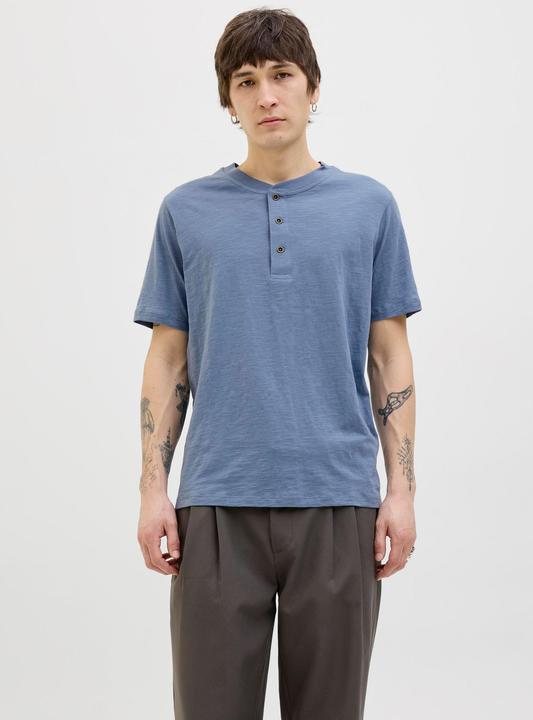 Immagine prodotto Jack & Jones Maglietta con colletto mandarino a tinta unita (L)