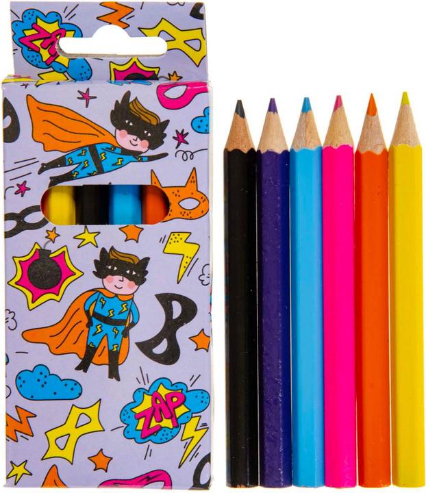 Actual product image LG-Imports Superhelden-Buntstifte, 6 Stk. (6 x)