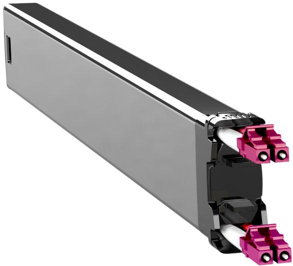 Actual product image PATCHBOX Fiber optic patch cable cassette 365, multimode OM4, LC-LC, 0.8m (CAT6, 0.80 m)