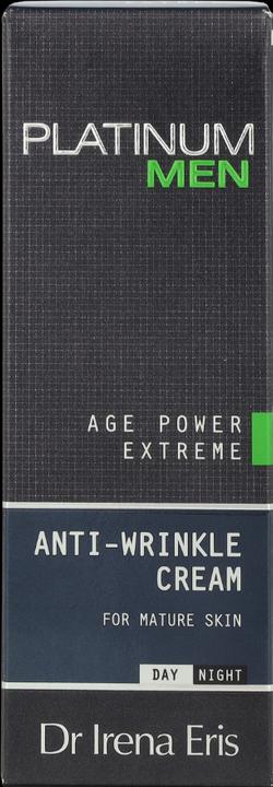 Image du produit Dr Irena Eris Platinum Men Age Power Extreme Crème anti-rides Crème anti-rides Pour les scores (50 ml, Crème 24h)