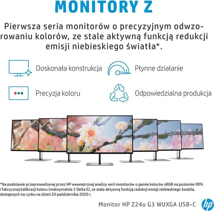 Actual product image HP Z24u G3 (1920 x 1200 pixels, 24")