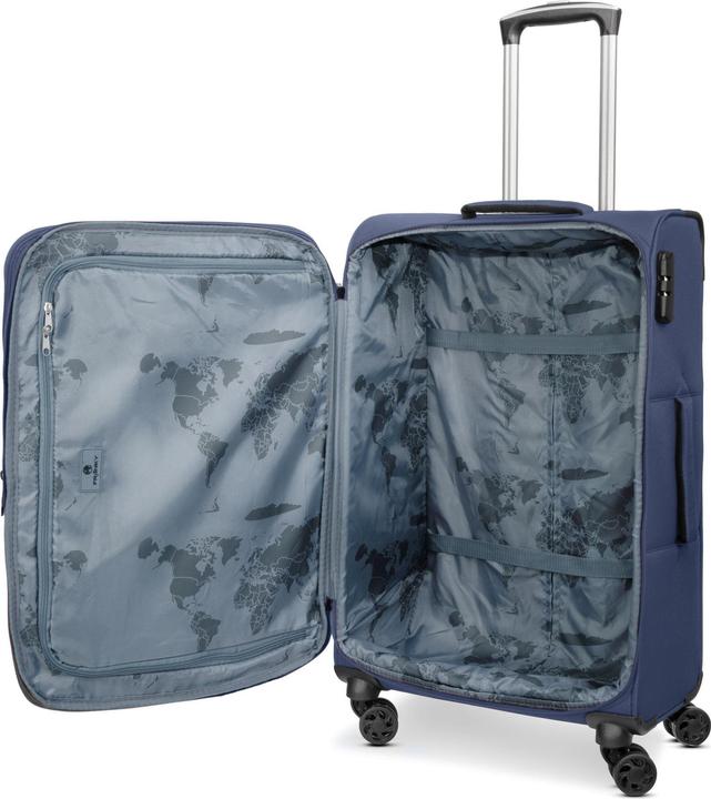 Produktbild Franky Melbourne 3.0 4-Rollen Kofferset 3tlg. mit Dehnfalte (180 l, XL (ab 115l))