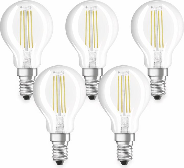 Produktbild Osram Led Base Classic P (E14, 4 W, 470 lm, 5 x, E)