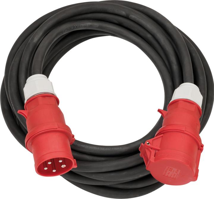 Brennenstuhl Power extension cable CEE IP44, H07RN F 5G6,0 5 pole (25 m, CEE)