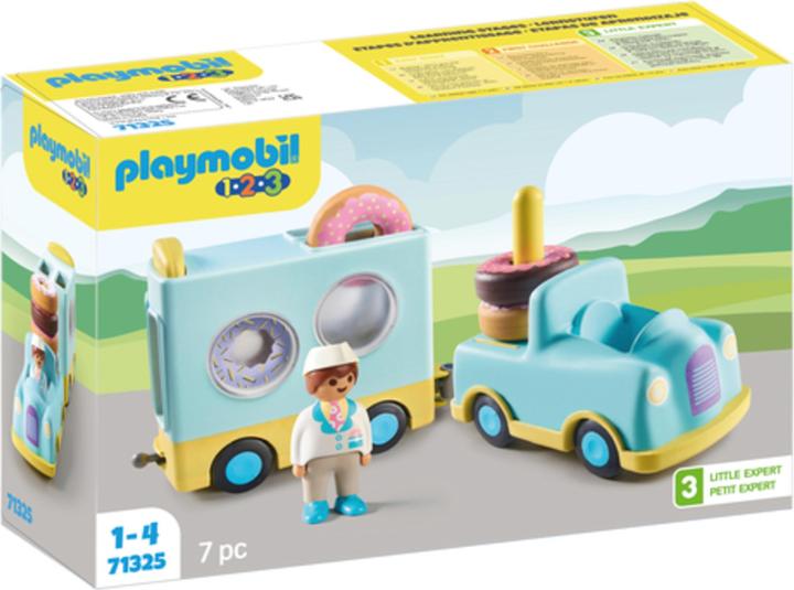 Playmobil Verrückter Donut Truck mit Stapel- und Sortierfunktion (71325, Playmobil 1.2.3)