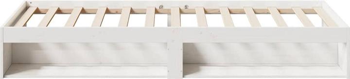 Actual product image VidaXL Day bed without mattress white 100x200 cm solid wood pine sofa bed (100 x 200 cm)