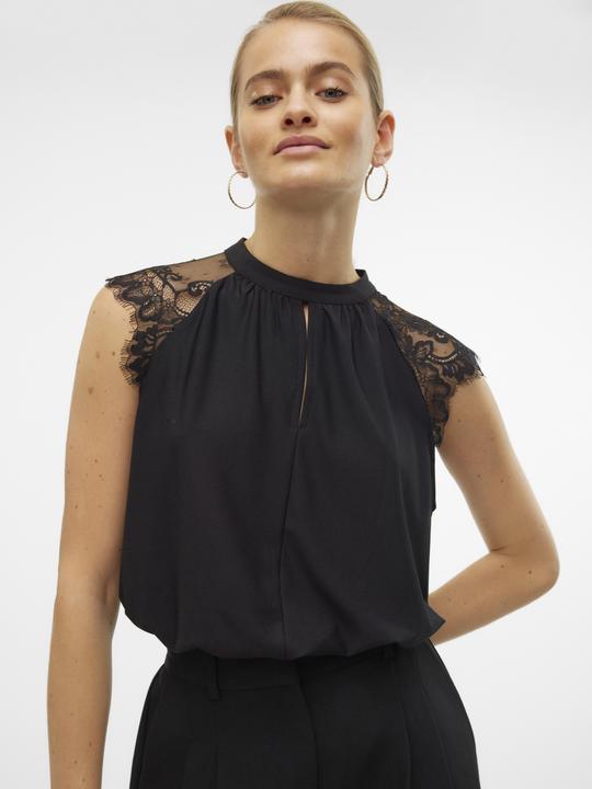 Actual product image Vero Moda Lace embellished top without sleeves (XS)