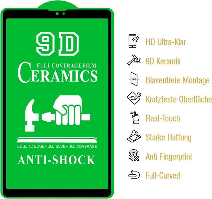 Actual product image Protectorking 3x Ceramic-Glass Full Cover HD Klar (3 Piece, Galaxy Tab A7 Lite)