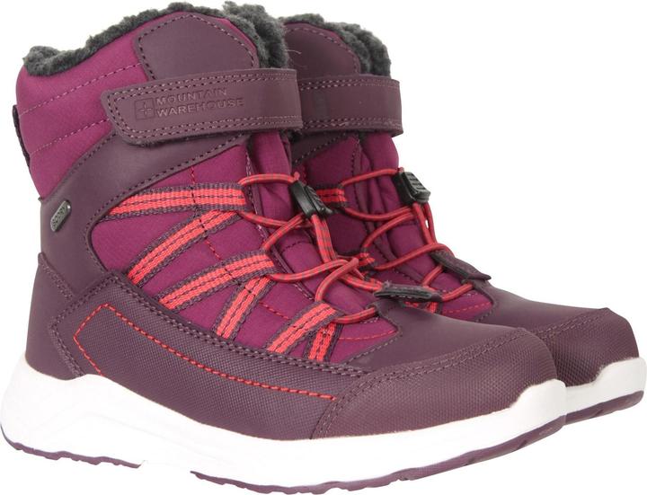 Actual product image Mountain Warehouse Childrens/Kids Denver Adaptive Waterproof Snow Boots (24)