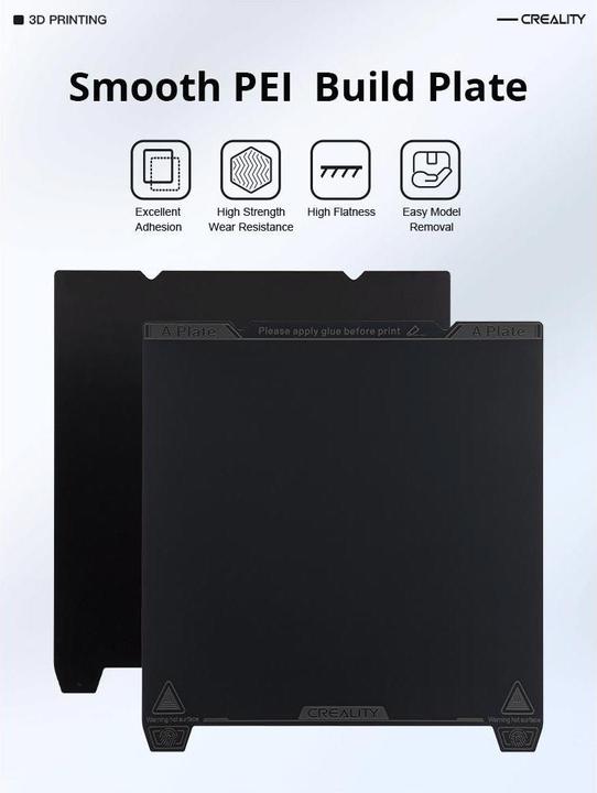 Actual product image Creality Printing Platform K1 Fine PEI Building Plate 235 x 235 mm (Printing bed)