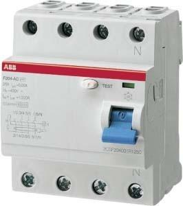 Produktbild ABB F204A-100/0,03 FI-SCHUTZSCHALTER 100A