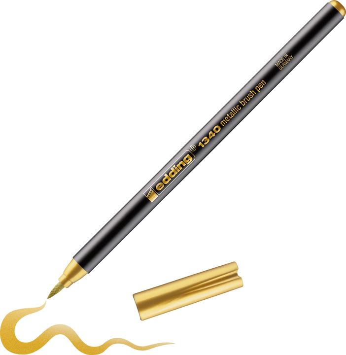 Image du produit Edding 1340 - Brushpen (Or métallique, 1 x)