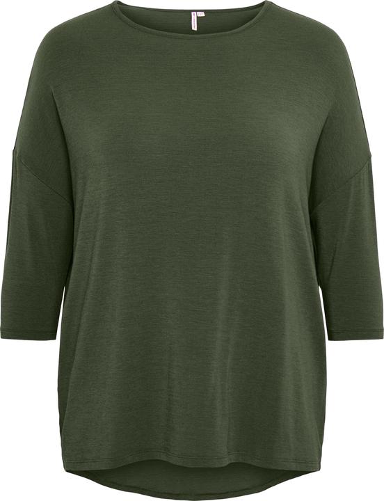 Only Locker geschnittenes Curvy Oberteil mit 3/4-Ärmeln Top