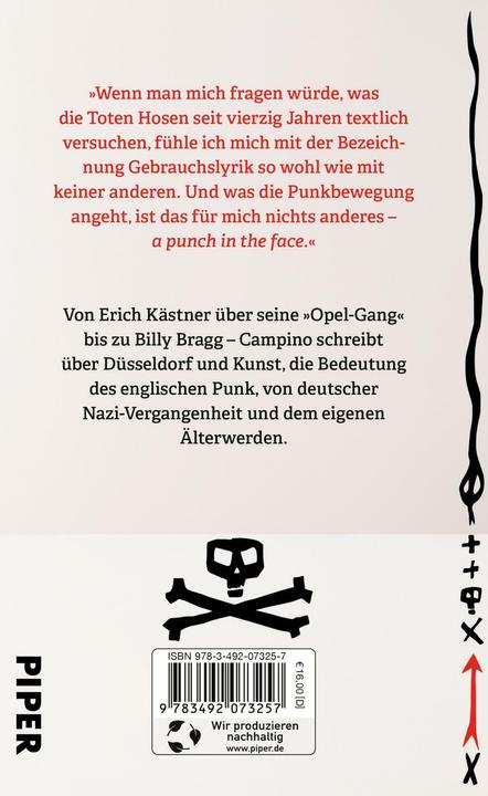 Produktbild Piper Kästner, Kraftwerk, Cock Sparrer (Deutsch, Campino, 2024)